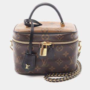 Louis Vuitton Vanity Nv Pm Shoulder Handbag  Monogram Reverse Canvas
