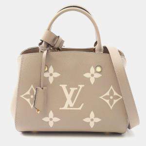 Louis Vuitton Montaigne Bb Bicolor 2Way Handbag  Monogram Empreinte