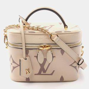 Louis Vuitton Vanity Pm Shoulder Crossbody Handbag  Monogram Empreinte
