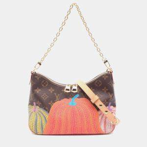 Pre Owned Louis Vuitton Yayoi Kusama Monogram Pumpkin Dots Boulogne Monogram Canvas Crossbody Bag