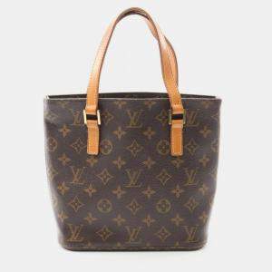 Pre Owned Louis Vuitton Vavin PM Brown Monogram Canvas Tote Bag