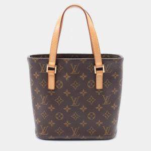 Louis Vuitton Vavin Pm Hand Bag  Monogram Leather Brown