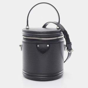Louis Vuitton Cannes Shoulder Hand Crossbody Bag  Epi Leather Noir