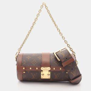 Louis Vuitton Papillon Trunk Hand Chain Shoulder Crossbody Bag  Monogram