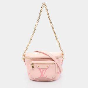 Louis Vuitton Mini Bum Hand Chain Shoulder Bag  Monogram Empreinte Pink
