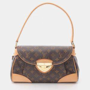 Louis Vuitton Beverly Mm Shoulder Handbag  Monogram Canvas