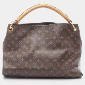 Pre Owned Louis Vuitton Artsy MM Brown Monogram Canvas Shoulder Bag