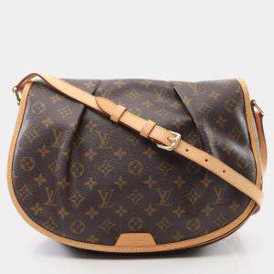 Louis Vuitton Menilmontant Mm Shoulder Crossbody Bag  Monogram Leather