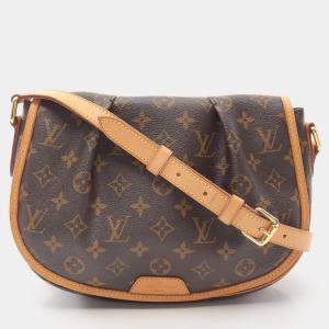 Louis Vuitton Menilmontant Pm Shoulder Crossbody Bag  Monogram Leather