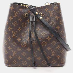 Louis Vuitton Neonoe Shoulder Drawstring Crossbody Bag  Monogram Noir