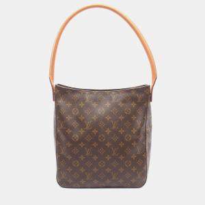 Pre Owned Louis Vuitton Looping Gm One Shoulder Hand Bag  Monogram