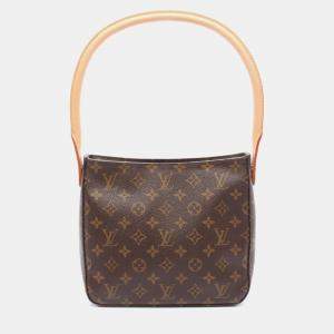 Louis Vuitton Looping Mm One Shoulder Bag  Monogram Brown