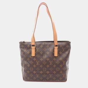 Pre Owned Louis Vuitton Cabas Piano Shoulder Tote Bag Large  Monogram  