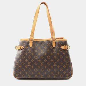 Pre Owned Louis Vuitton Batignolles Horizontal Monogram Canvas Tote Bag
