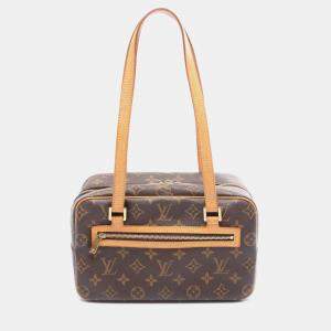 Pre Owned Louis Vuitton Cite MM Monogram Canvas Shoulder Bag