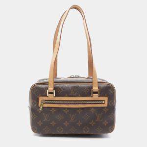 Louis Vuitton Cite Mm Shoulder Bag  Monogram Canvas Brown