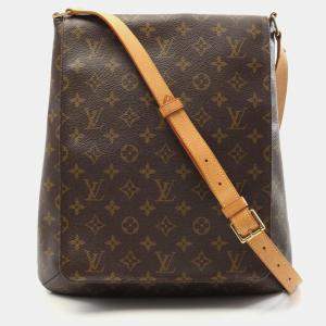 Pre Owned Louis Vuitton Musette Monogram Leather Shoulder Bag