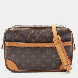 Pre Owned Louis Vuitton Trocadero 27 Monogram Canvas Crossbody Shoulder Bag