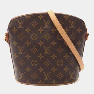 Louis Vuitton Drouot Brown Monogram Canvas Crossbody Bag