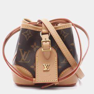 Louis Vuitton Noe Brown Monogram Canvas Drawstring Shoulder Crossbody Bag
