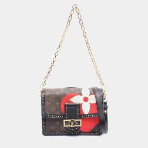 Louis Vuitton Dauphine MM Game On Monogram Canvas Chain Shoulder Bag