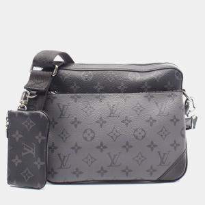 Pre Owned Louis Vuitton Trio Messenger Monogram Eclipse Canvas Shoulder Bag