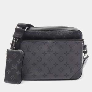 Louis Vuitton Trio Messenger Gray Monogram Eclipse Canvas Shoulder Bag