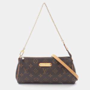 Pre Owned Louis Vuitton Eva Brown Monogram Canvas Shoulder Bag