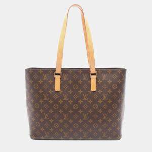 Pre Owned Louis Vuitton Luco Monogram Canvas Tote Bag
