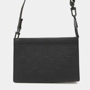 Louis Vuitton Black Monogram Shadow Gaston Wearable Wallet