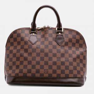 Louis Vuitton Brown Damier Ebene Alma PM