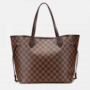 Louis Vuitton Brown Damier Ebene Neverfull MM