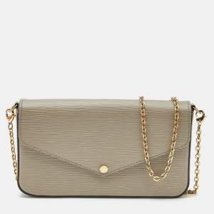 Louis Vuitton Galet Epi Leather Pochette Felicie Bag