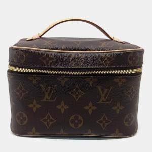Louis Vuitton Brown Coated Canvas Monogram Nice Mini