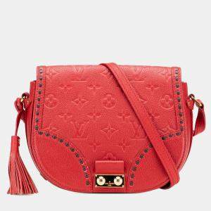 Pre Owned Louis Vuitton Red Monogram Empreinte Junot
