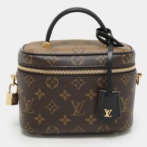 Pre Owned Louis Vuitton Monogram/Reverse Monogram Canvas Vanity PM Bag