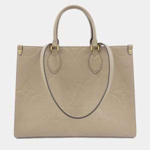 Pre Owned Louis Vuitton OnTheGo MM Monogram Empreinte Leather Tote Bag