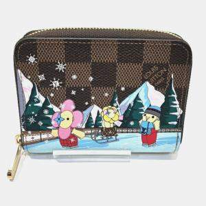 Louis Vuitton Vivienne Zippy Damier Ebene Canvas Wallet