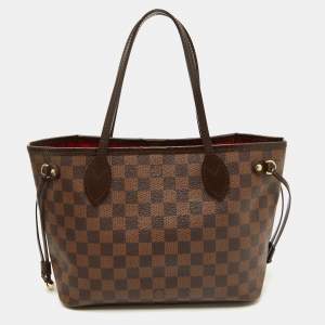 Louis Vuitton Damier Ebene Canvas Neverfull PM Bag