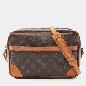 Pre Owned Louis Vuitton Trocadero 27 Monogram Canvas Crossbody Bag