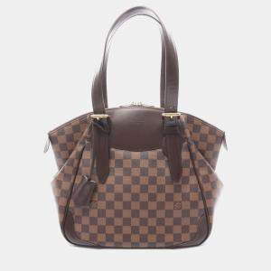 Pre Owned Louis Vuitton Verona MM Damier Ebene Canvas Shoulder Bag