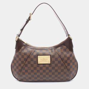 Pre Owned Louis Vuitton Thames GM Damier Ebene Canvas Shoulder Bag