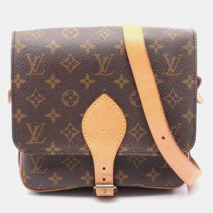 Pre Owned Louis Vuitton Cartouchiere MM Monogram Canvas Crossbody Bag