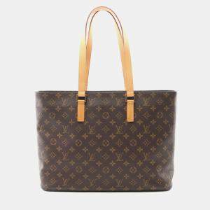 Pre Owned Louis Vuitton Luco Monogram Canvas Shoulder Bag