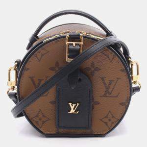 Pre Owned Louis Vuitton Mini Boite Chapeau Monogram Reverse Canvas Shoulder Bag
