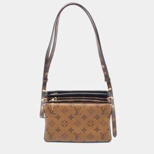 Pre Owned Louis Vuitton Pochette LV Monogram Reverse Canvas Clutch Bag