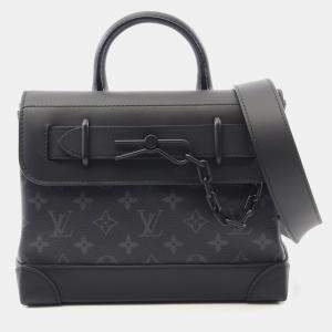 Pre Owned Louis Vuitton Steamer PM Monogram Eclipse Shoulder Bag