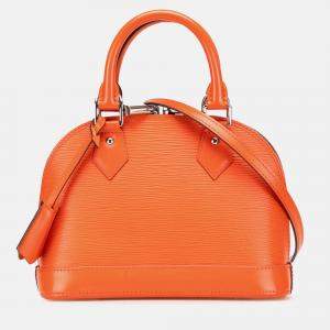 Pre Owned Louis Vuitton Orange Epi Alma BB