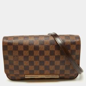 Pre Owned Louis Vuitton Damier Ebene Canvas Hoxton PM Bag