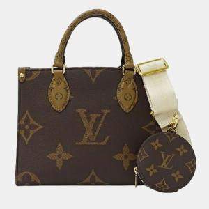 Pre Owned Louis Vuitton OnTheGo PM Monogram Giant Canvas Shoulder Bag